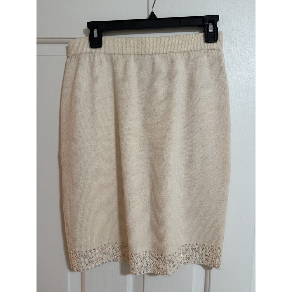 St. John Evening By Marie Gray Sequin Skirt Excellent Size 8